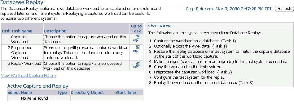 Oracle 11g Database Replay