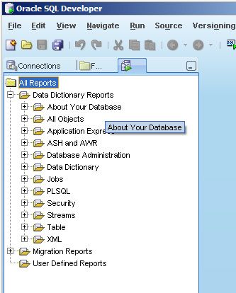 SQL Developer Rapportages