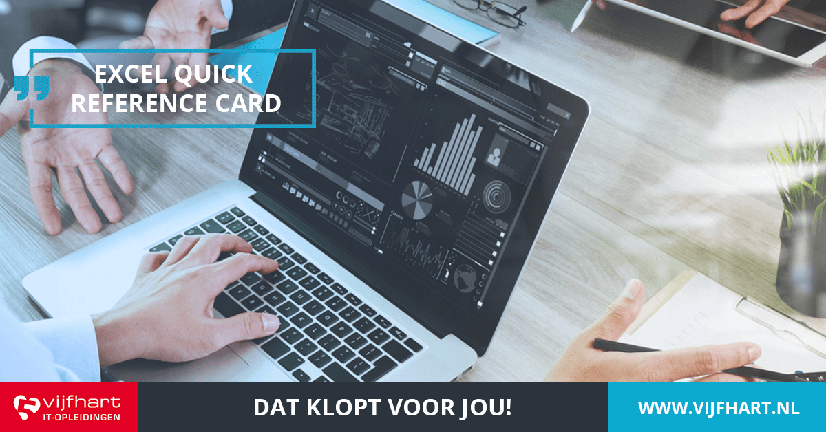 Excel Quick Reference Card (QRC) | Vijfhart