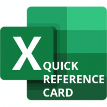 Excel Quick Reference Card
