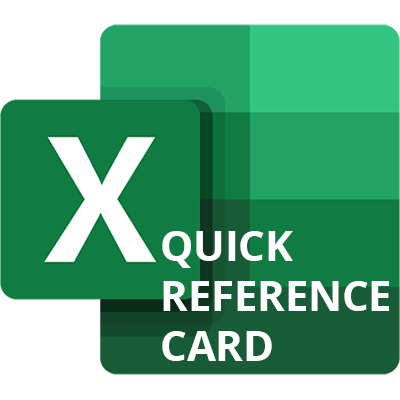 Excel Quick Reference Card